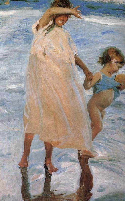 Joaquin Sorolla Two Sisters oil painting image